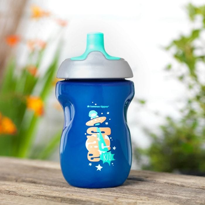 blue-active-Sports-Bottle-12-months-plus-with-space-kid-design-outside-on-bench