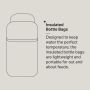 Insulated bottle bag infographic