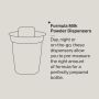 Formula milk powder dispensers infographic