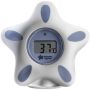 InBath baby bath and room thermometer on white background.