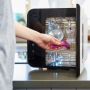 Tommee Tippee Ultra UV 3-in-1 Steriliser, Dryer and Storage open with hand 