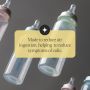 Classic Start narrow neck bottles against a grey background with text overlay of product messaging