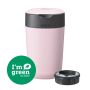 twist and click nappy bin pink