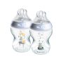 Natural Start baby bottles on a white background