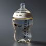 PPSU bottle on a grey background