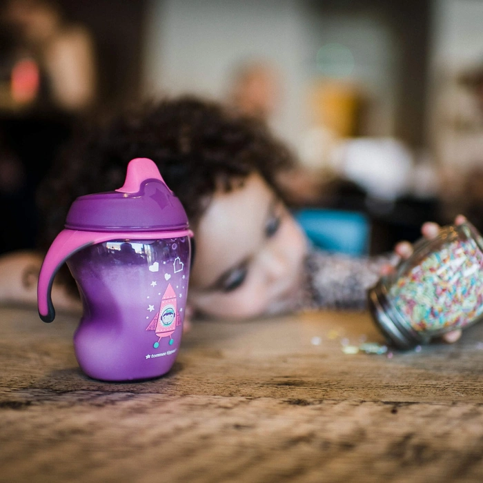 Trainer Sippee Cups, pink (7 months+)