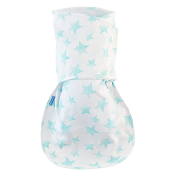 Groswaddle Product blue and white pattern