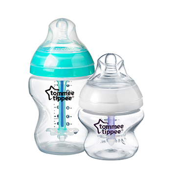 Advanced Anti-Colic Bottles with teats and lid