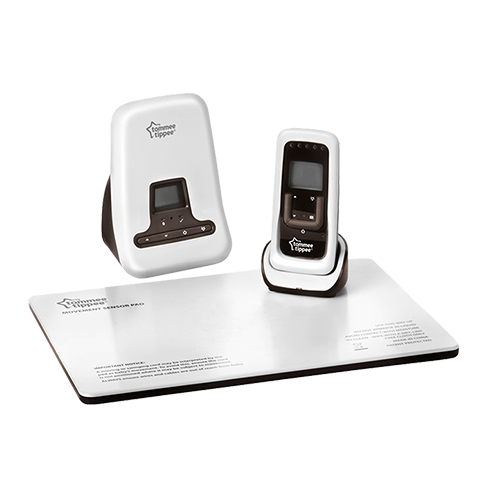 Digital Sound and Movement Monitor White with Parent unit, Baby unit and Movement Sensor Pad