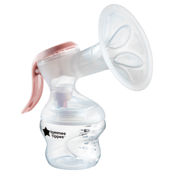 compact easy to use manual breast pump