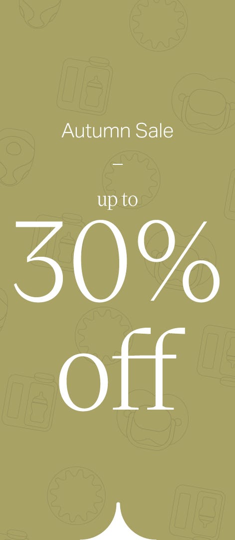 Autumn sale up to 30% off 