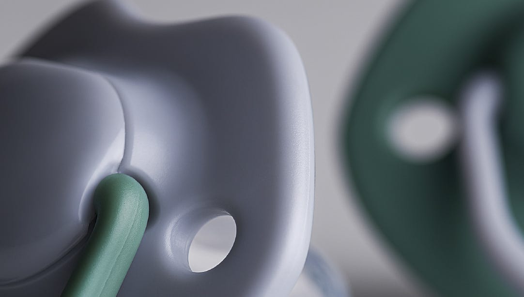 Close up image of Anytime pacifier