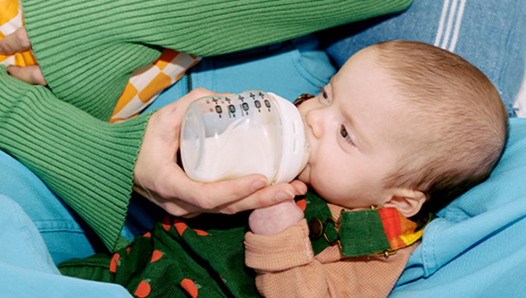 Biberon à démarrage naturel pour bébé