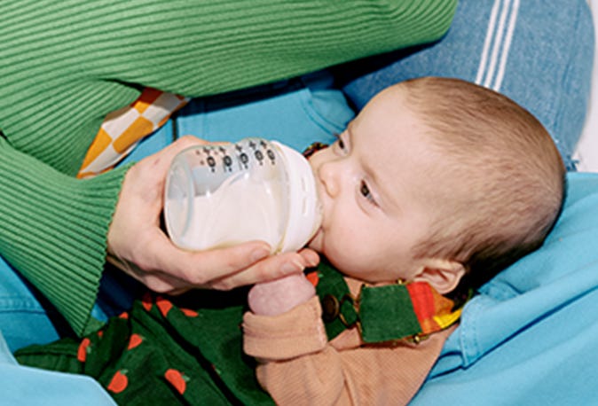 Biberon à démarrage naturel pour bébé