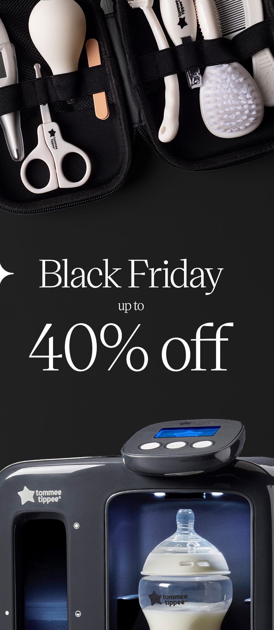 Black friday up to 40% off